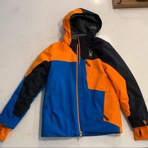 Insulated kids Spyder ski jacket. Very good condition. Size 12 for kids.